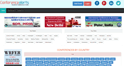 Desktop Screenshot of conferencealerts.info