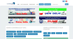 Desktop Screenshot of conferencealerts.org