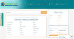 Desktop Screenshot of conferencealerts.co.in